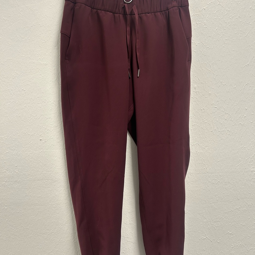 Lululemon Athletica Burgundy Joggers